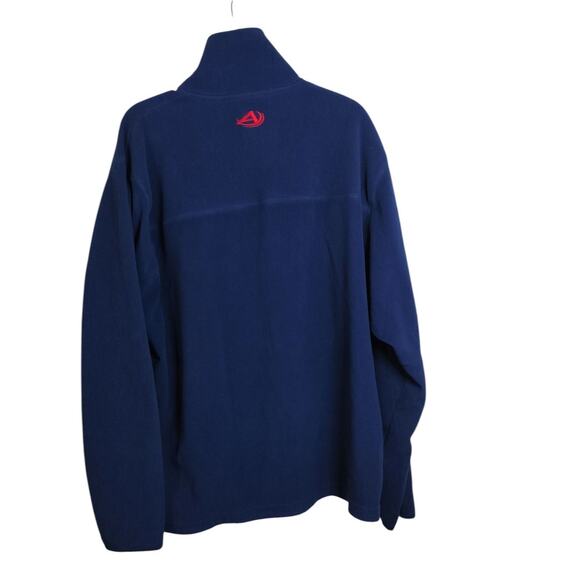 M758)Vtg Aeropostale Athletic Brand Varsity League Champ USA Fully Zip Fleece XL - Picture 4 of 7